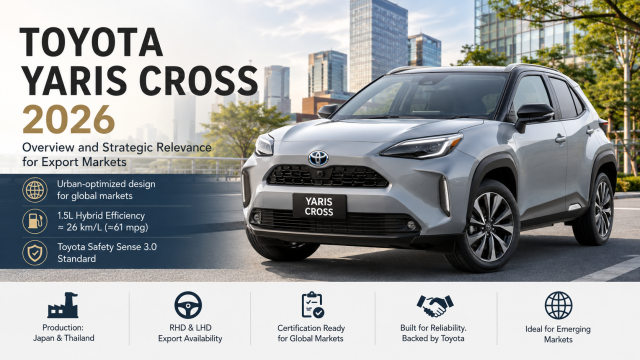 Toyota Yaris Cross 2026: Key Updates, Market Position & Export Considerations for Overseas Dealers