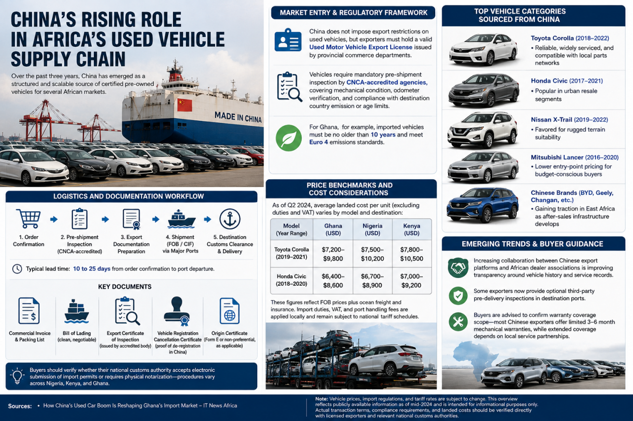 How China's Used Car Exports Are Transforming African Import Markets