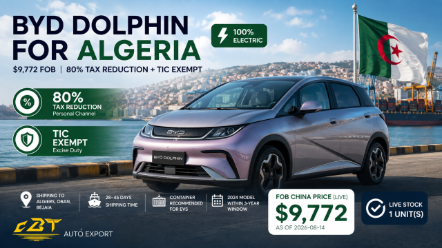 BYD Dolphin Price for Algeria: Why the EV Tax Break Makes It a Standout (2026)